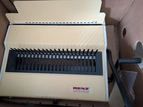 Bindemaschine renz combinette - bindemaschine,