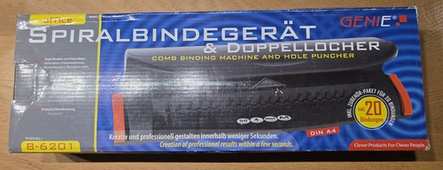 Genie 6201 spiralbindegerät - genie,